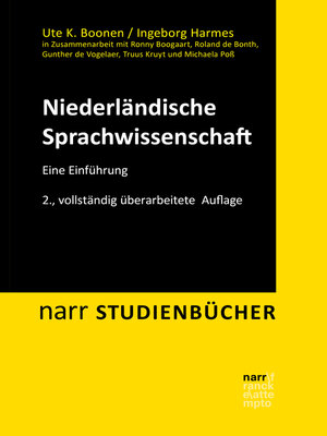 cover image of Niederländische Sprachwissenschaft